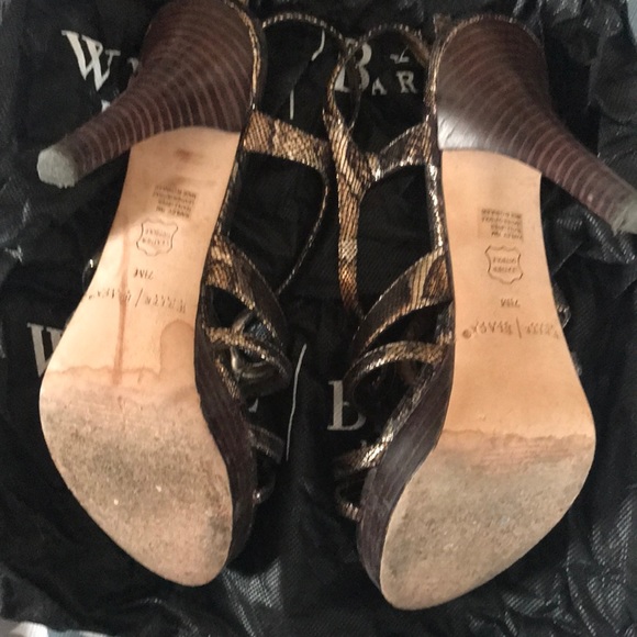 WHBM Strappy Heels - Picture 4 of 8